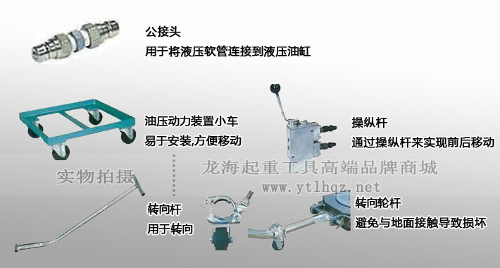 WD-UFH型液壓搬運小坦克配件