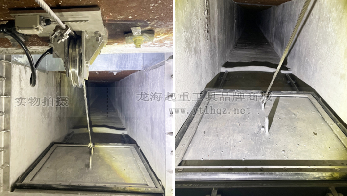 使用建筑卷?yè)P機開(kāi)閉防水閘門(mén)案例圖一